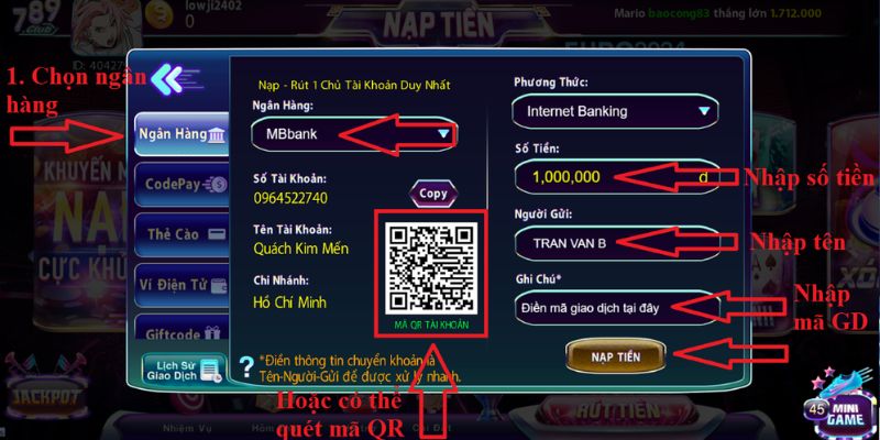 Bảo mật thông tin tại hướng dẫn nạp tiền 789club