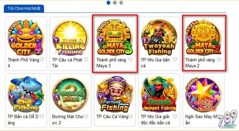 Tổng quan game Thành phố vàng Maya 789club